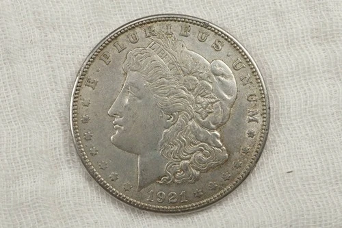 NobleSpirit 1921 S Morgan Silver Dollar AU / BU Super Slider