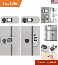 2 Pack Child Proof Refrigerator Locks - Easy Install Baby Safety Solution