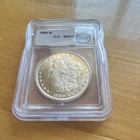 1880-S Morgan Dollar San Francisco ICG MS64 Silver $1 Coin KM#110