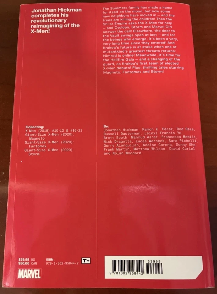 X-MEN REIGN OF X VOL 2 by Jonathan Hickman 2024 Marvel Deluxe TPB New - Image 2 of 2