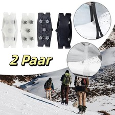 4 Stück rutschfeste Schuhspikes für Bergsteigerschuhe, geeignet
