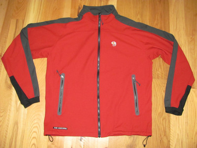 Mountain Hardwear Red Softshell Gore Windstopper USA Made Mens XL