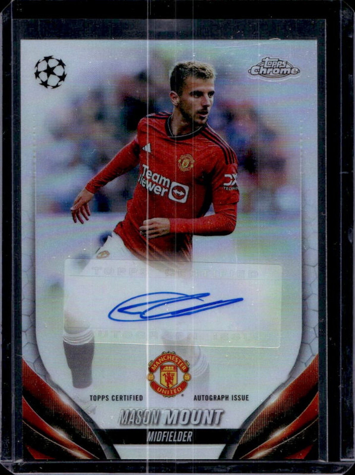 Mason Mount 2023 Topps Chrome UEFA Club Competitions #CA-MM Chrome