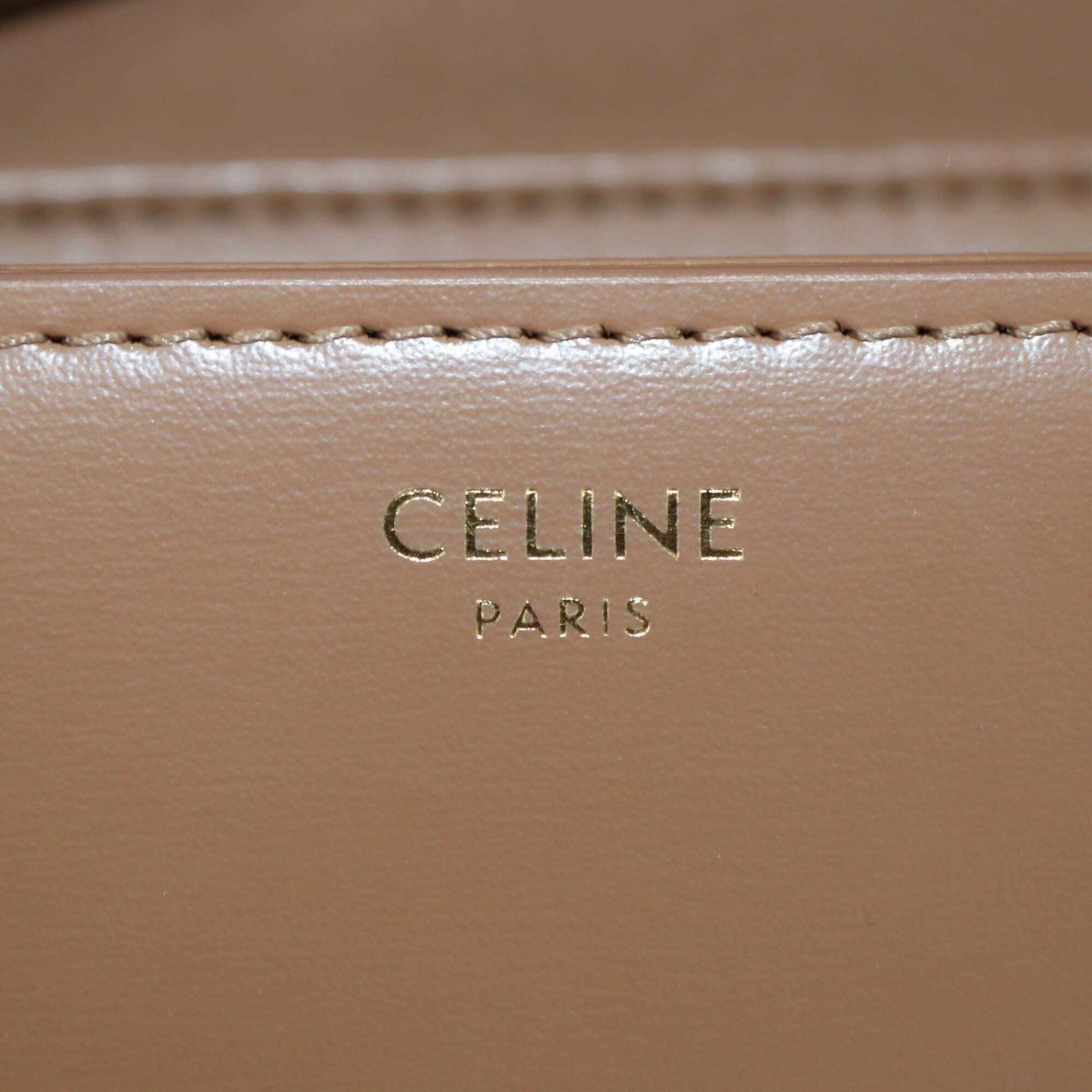 Celine Brown Teen Triomphe Shoulder Bag image 6