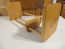 Vintage NAPA VALLEY Wooden CD STORAGE RACK With Adjustable Slider