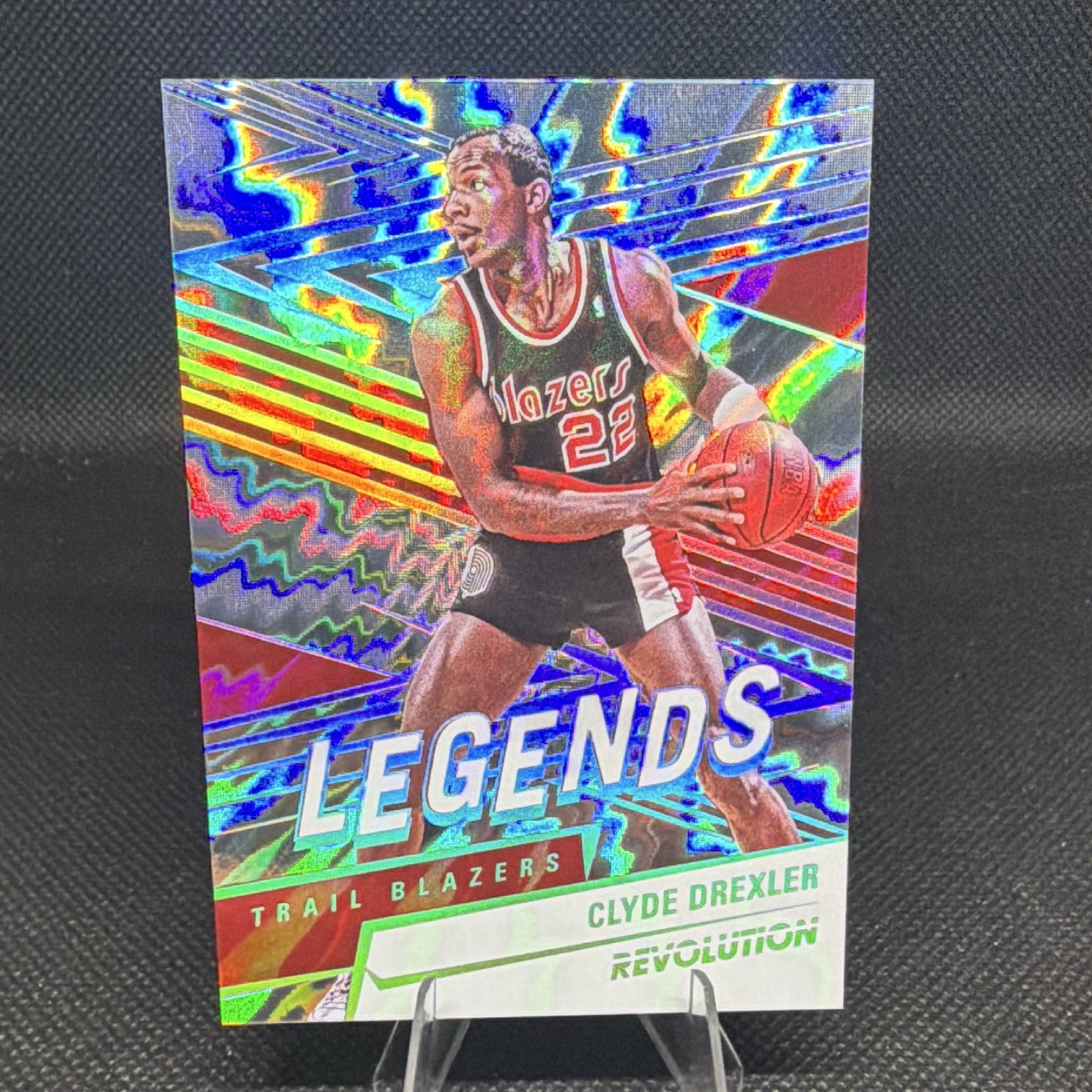 2024-25 Panini Revolution Legends Clyde Drexler /175 Blazers Card #175