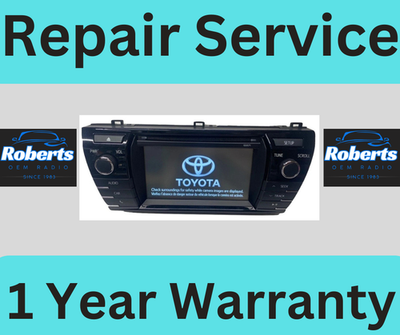 2014-2017 TOYOTA COROLLA *REPAIR SERVICE* BT CD Radio *86140-02050