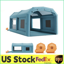 13x10x920x11.5x926x15x11 Ft Portable Inflatable Paint Spray Booth Wblower Diy