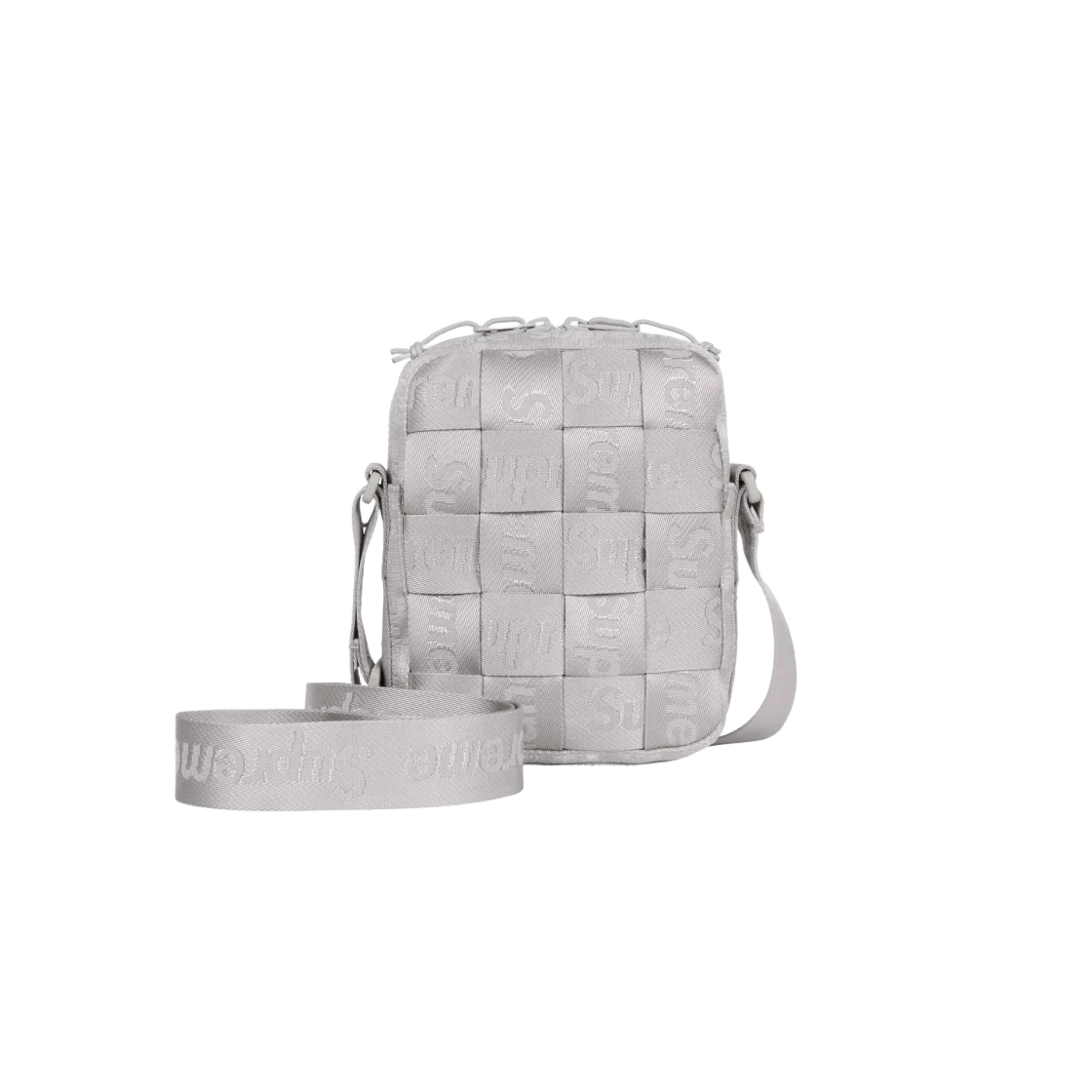 Sac à bandoulière Supreme tissé gris   24SS