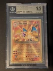 BGS 9.5 Pokemon 2021 Celebrations Ultra Premium Card Charizard 4/102 Gold Metal