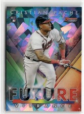 2021 Bowman's Best Cristian Pache Future Vibrance Atomic Refractor RC ☘️159