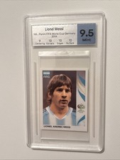 Lionel Messi 2006 World Cup Germany Sticker #185 MTG / PSA 9.5 💥💥