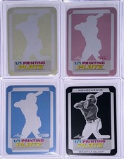 2025 Leaf Vivid Baseball Sebastian Walcott Monochrome Printing Plate 1/1 Set