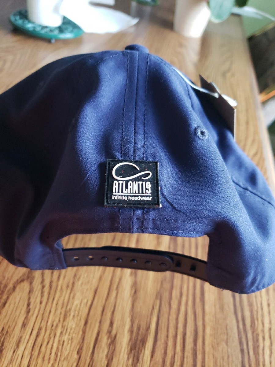 Atlantis Recycle Hat Cap Fully Recycled Sustainable Navy Blue