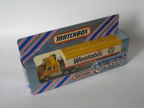 Matchbox Convoy CY-16 Scania Box Truck Weetabix Boxed 160mm Tyre b - Picture 1 of 2