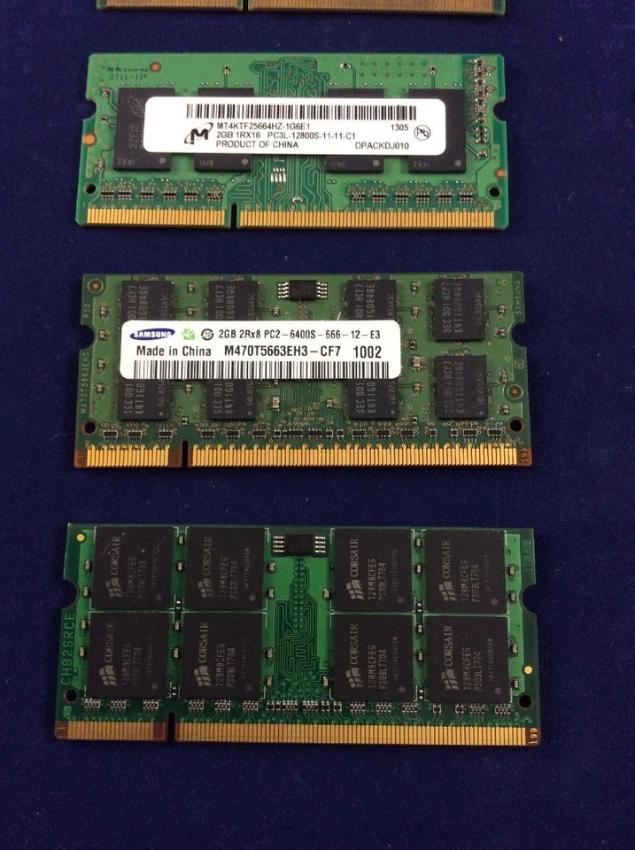 9GB (4x2GB+1x1GB) PC3L-12800s DDR3-1600MHz 1Rx16 Micron Samsung ,Corsair Memory - Image 3 of 4