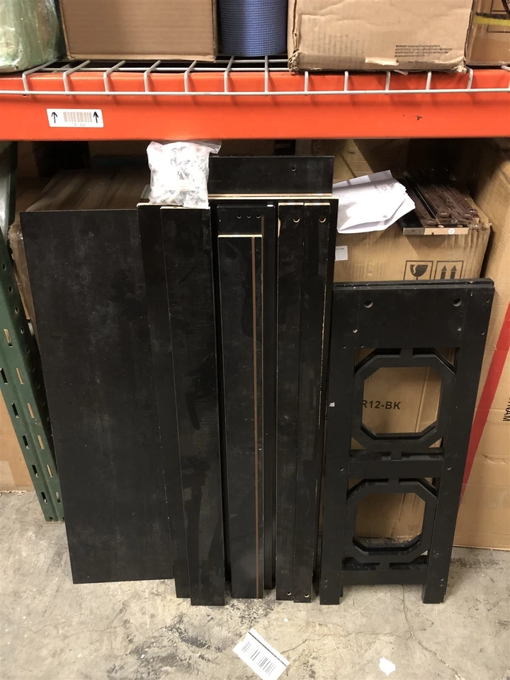 Convenience Concepts 203289BL One Drawer Omega Console Table, Black - Image 2 of 4