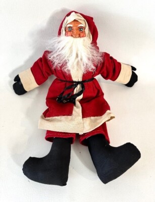 1995 HENRY CURTIS 21'' Shelf SANTA ''Jingle'' Signed Christmas Plush NOS Dayton's