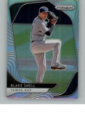2020 Panini Prizm Blake Snell 207   Tampa Bay Rays Silver Prizm