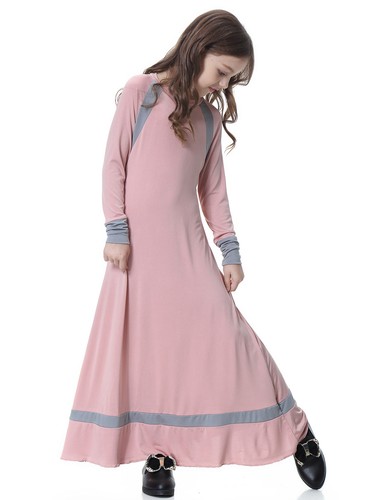Niños Niñas Batas Largas Musulmanas Pavo Kaftan Abaya Escuela Oración Vestidos Islámicos - Imagen 85 de 100