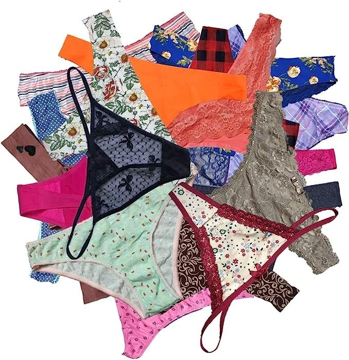 Venta al por mayor 6, 12, 24, 48, 60 piezas Mujer Bragas Tanga Tanga Ropa Interior Surtida Foto 4 de 4