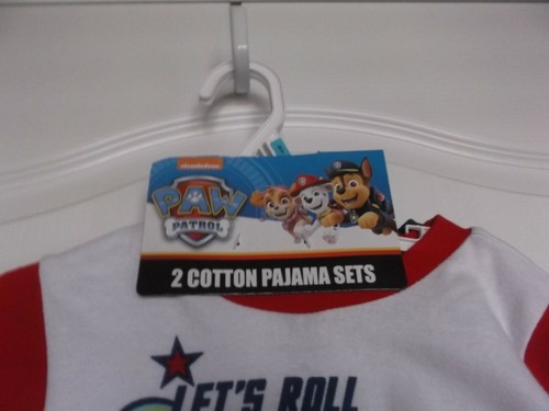 PAW PATROL BOYS' PAJAMAS - 2 COTTON SLEEPWEAR SETS - PJS - SIZE 5T - NWT - Picture 2 of 8