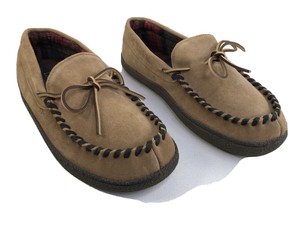 flannel lined moccasin slippers