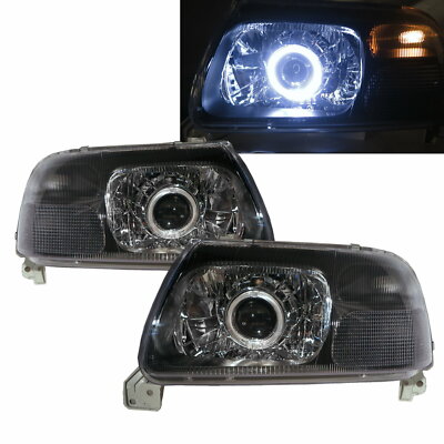 Proceed Levante MK2 1997-1999 SUV Guide LED Halo Headlight Black for MAZDA LHD