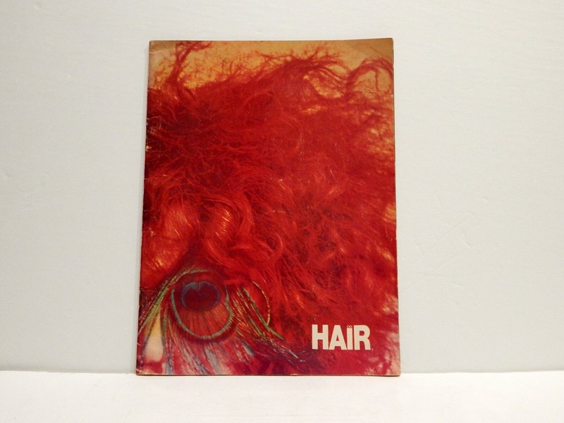 HAIR w/ Diane Keaton 1968 Original Bway Musical Souvenir Book 22 Pages Excellent