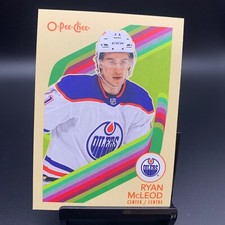 2023-24 O-Pee-Chee Hockey Retro #485 Ryan McLeod Edmonton Oilers