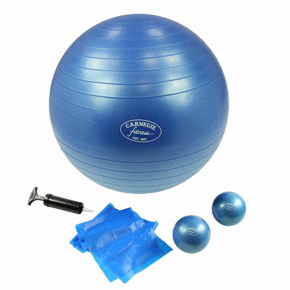 Pilates Set Toning Bälle 450g Pilates Band 120cm Gymnastikball ø 65cm