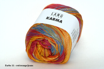 Lang Yarns Karma, Mischgarn, verschiedene Farben