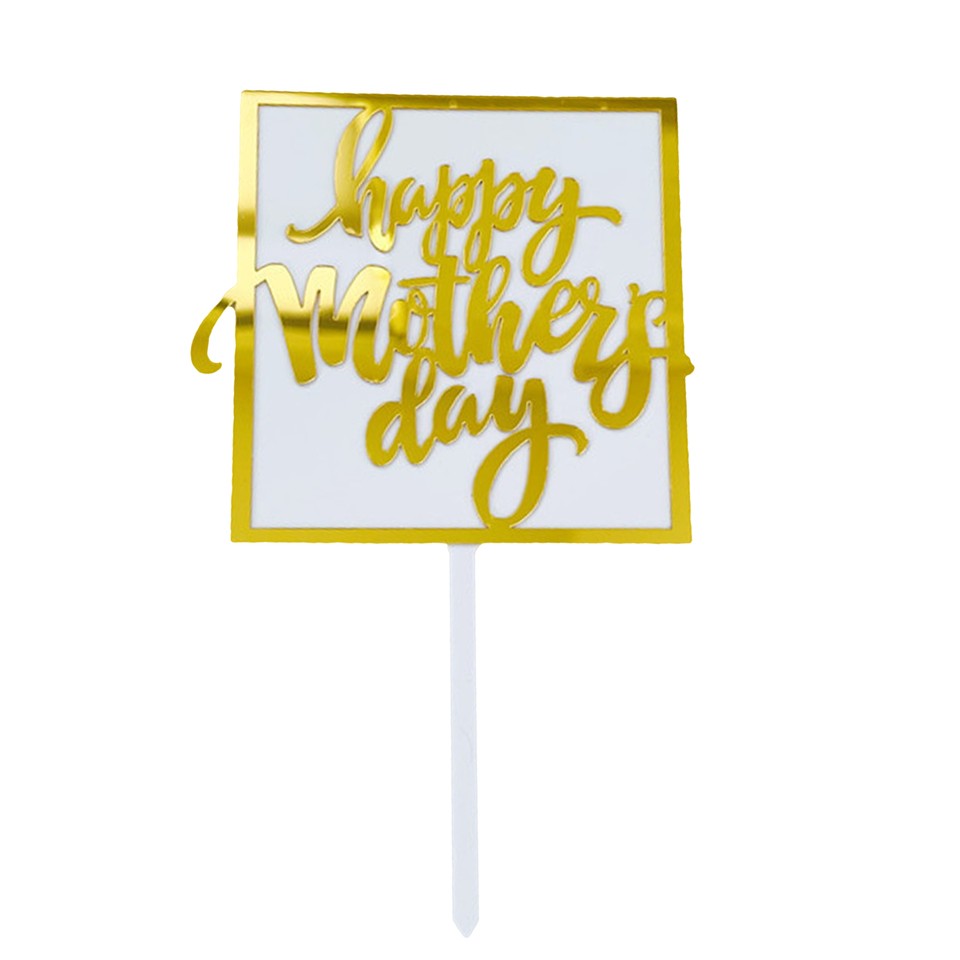 2pcs Cake Decoration Hollow Out Design Decorative Heart Shape Happy