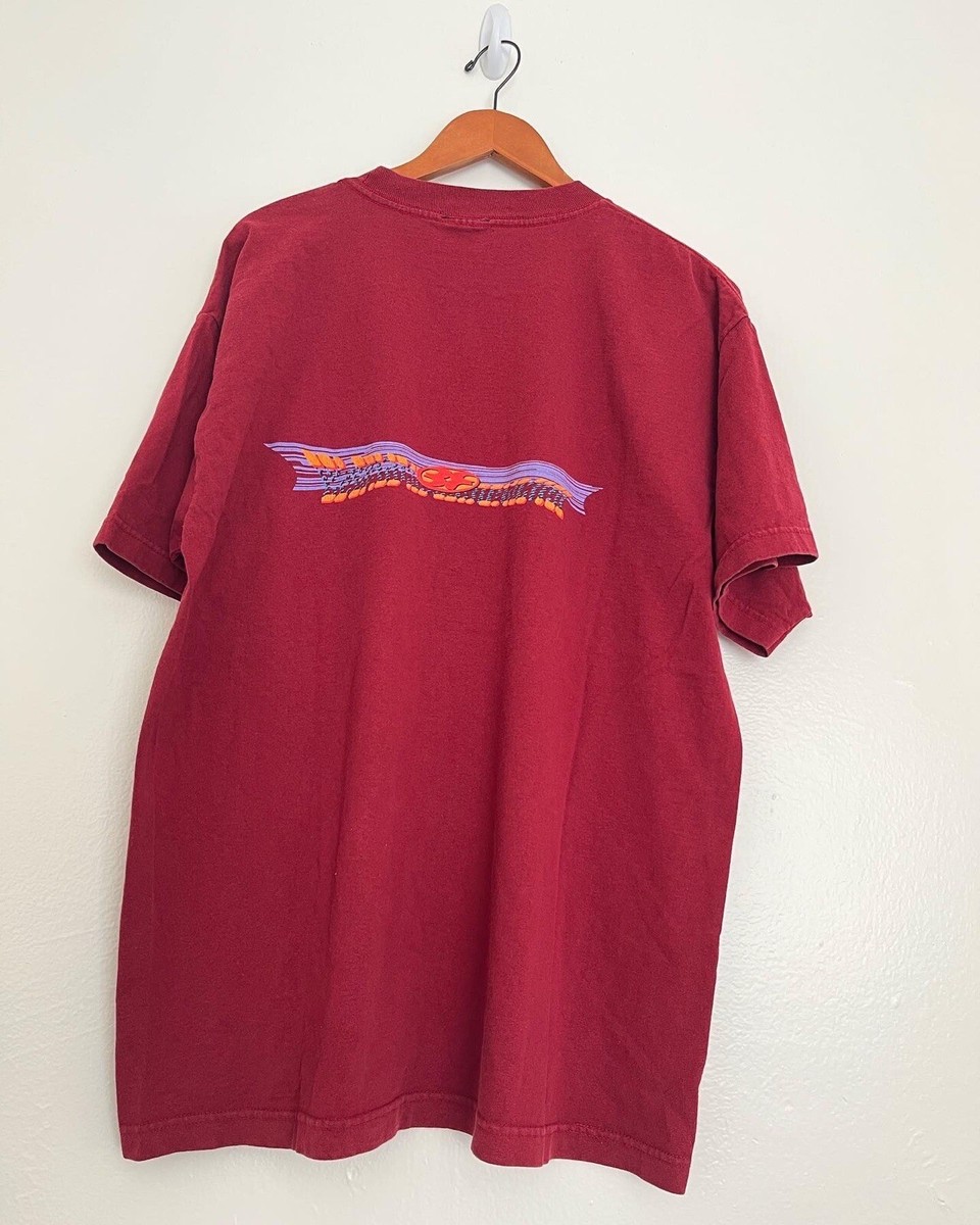 Rare Vintage 90s Black Flys Skateboard Red T-shirt | eBay