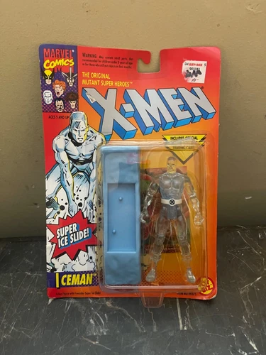 Vintage Toy Biz X-Men Super Ice Slide Iceman Action Figure-1993-Factory SEALED!