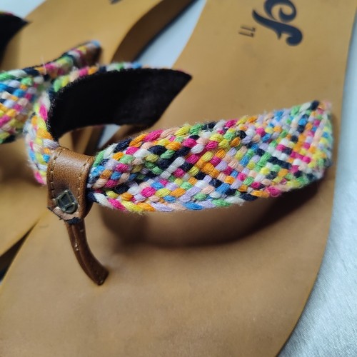 REEF Men Size 11 Multicolor Straps Flip Flop Sandals - Picture 3 of 14