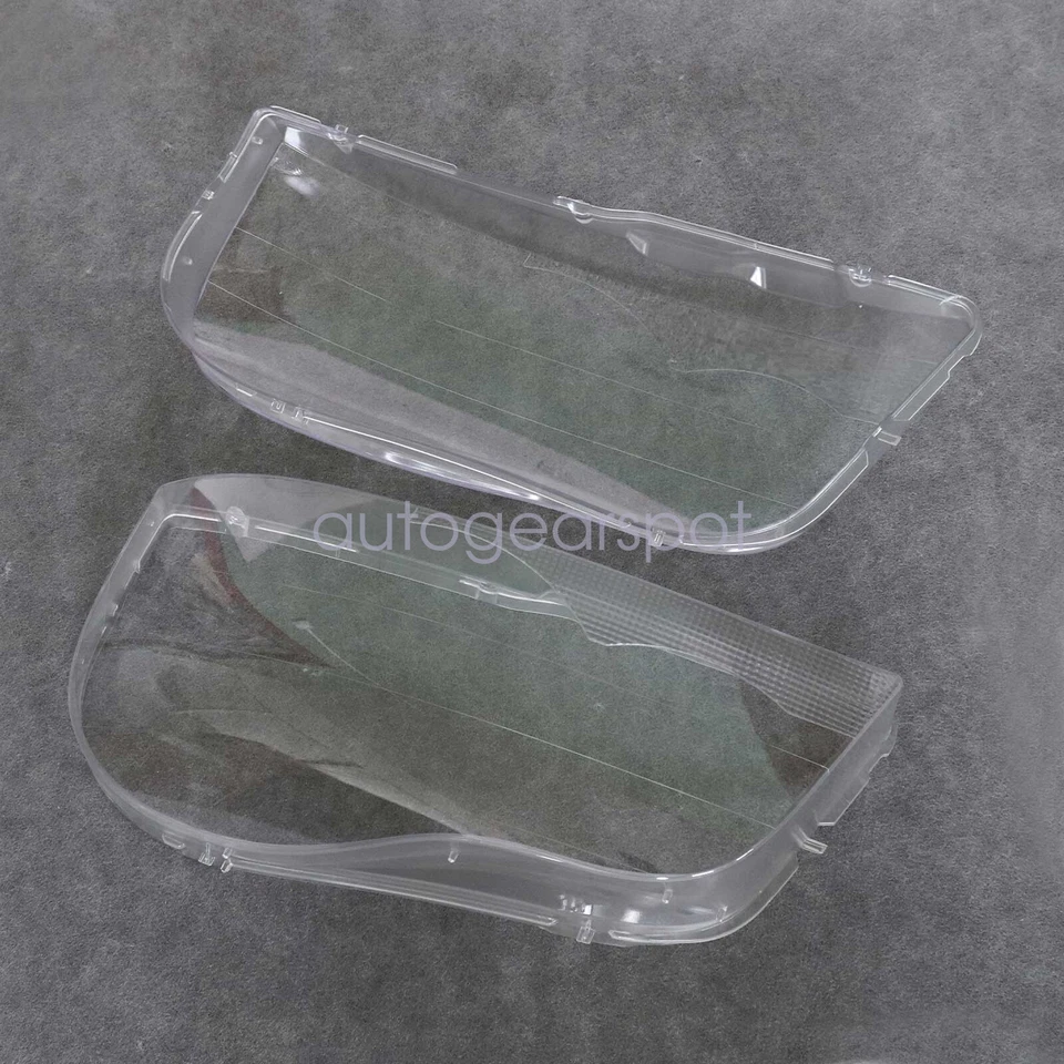 Par de faros delanteros para Volvo XC90 2006-2014 pantalla lente cubierta Foto 3 de 4