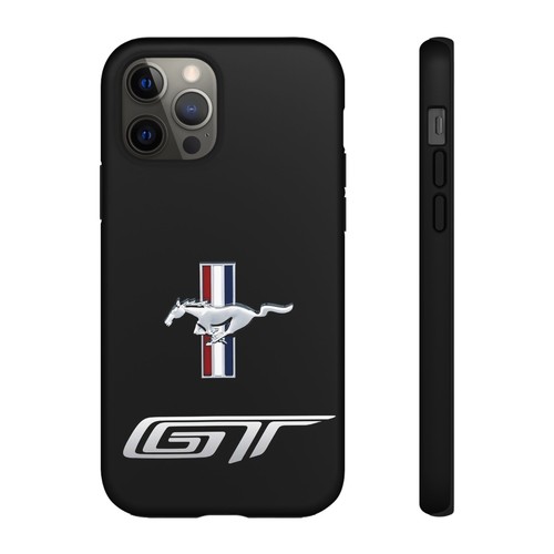 Black Tough Cases For iPhones, Samsung Galaxy Google Pixel Mustang GT Racing - Picture 99 of 210