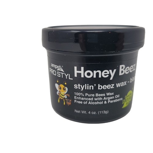 Ampro Honey Beez Styling Wax Gold - 4 Oz, Mit Bienenwachs & Arganöl