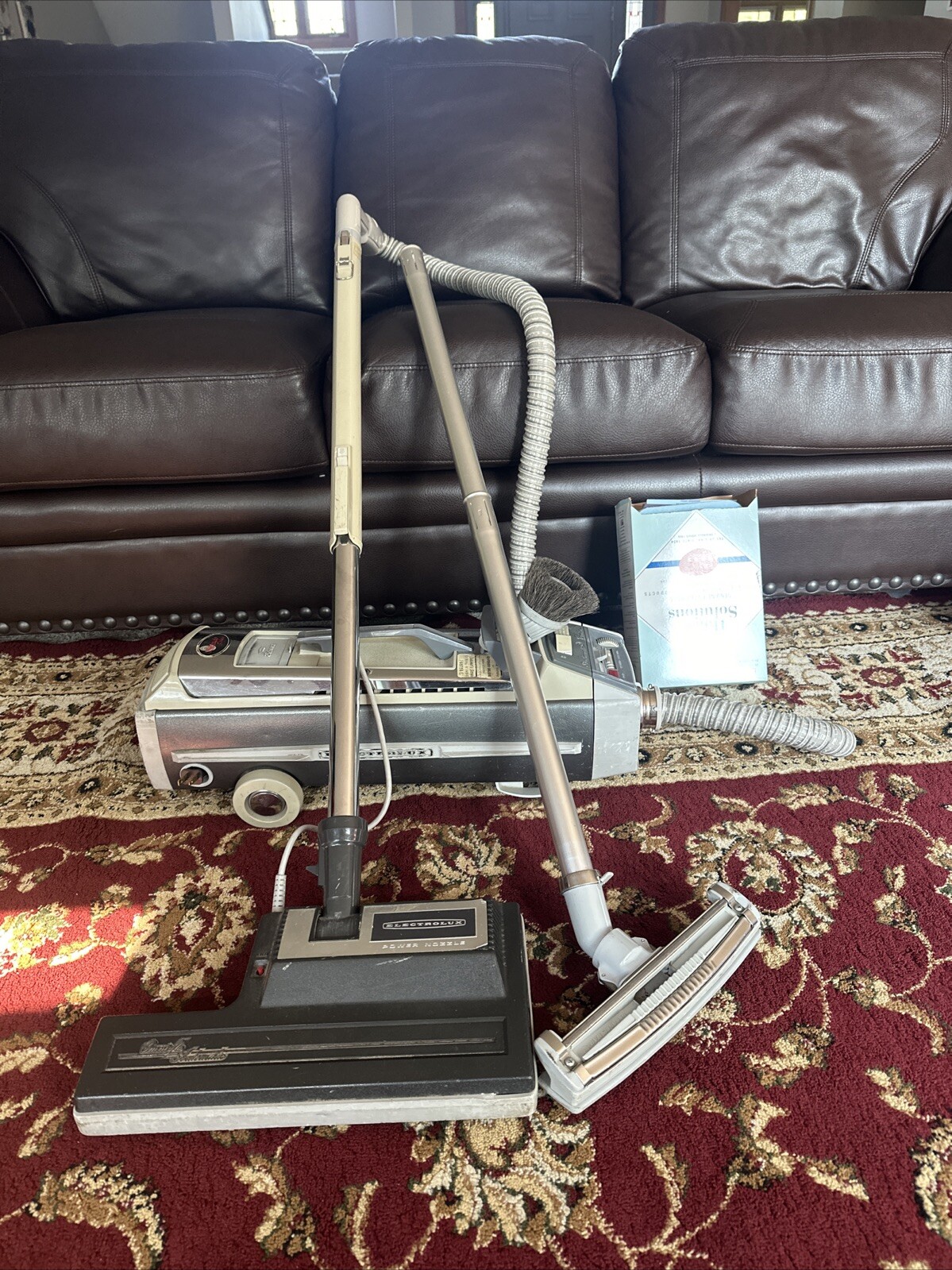 Electrolux Silverado Model 1505 Deluxe Canister Vacuum Cleaner Good