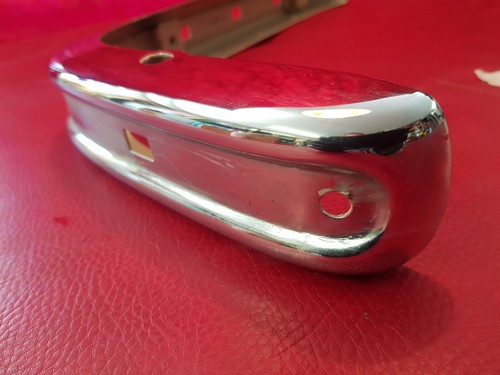 Stoßstange Stoßstangenecke Chrom vorne Mercedes W114/8 NOS 1148800070 - Bild 6 von 19