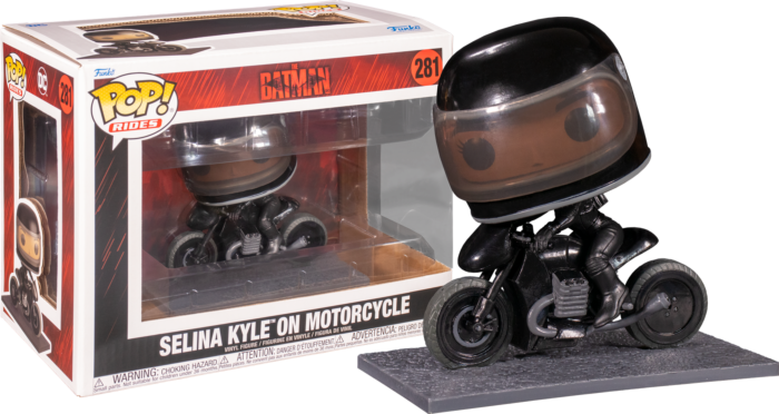 The Batman (2022) Selina Kyle (Catwoman) with Motorcycle Pop