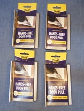 4 PACK Hands Free Door Pull Opener Foot Step Pull Sticker Bathroom No Touch LOT