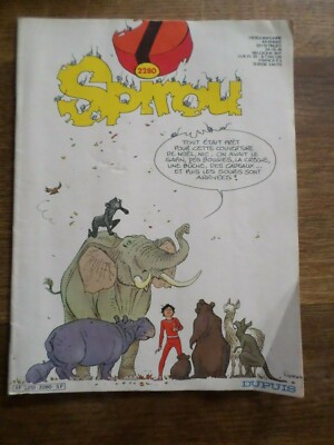 Journal Spirou 2280 Weekly 1981, Comic Books, Fantasio, Germain Etc