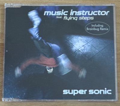 Rare 5-Track Maxi-CD: Music Instructor Feat. Flying Steps - Super Sonic (1998)