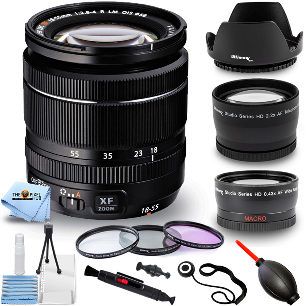 Fujifilm XF 18-55mm F/2.8-4 R Lm Ois Zoom Lenti 16276479 - 10PC Set Accessori