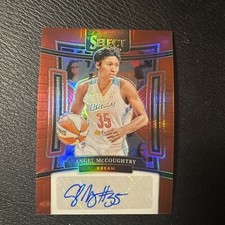 2024 Panini Select WNBA #SG-AM Angel McCoughtry Red Prizm Auto /99 Atlanta Dream