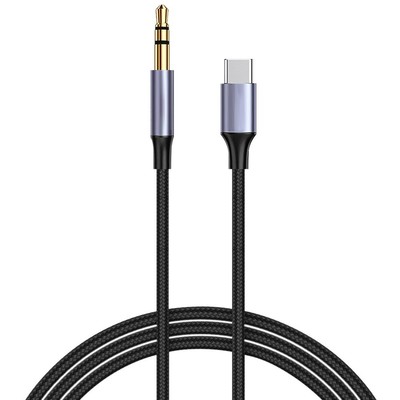 High Rate Type-C to 3.5mm Audio Aux Jack Cable With DAC Chip for OnePlus 8T+ 5G