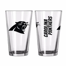 Carolina Panthers Boelter NFL Game Day 16oz Pint Glass FREE SHIP!!