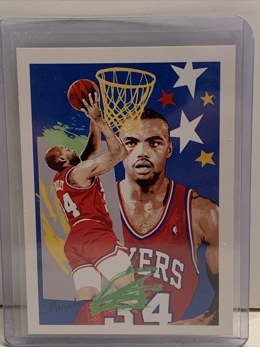 CHARLES BARKLEY 1990- Hoops basketball card Philadelphia 76ers NBA